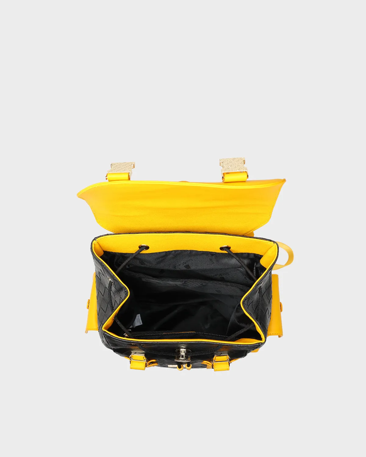 Bodega Explorer Backpack in Black & Yellow