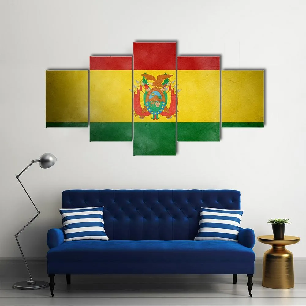 Bolivia Flag Canvas Wall Art