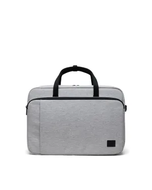 Bowen Duffle Tech - Light Grey Crosshatch