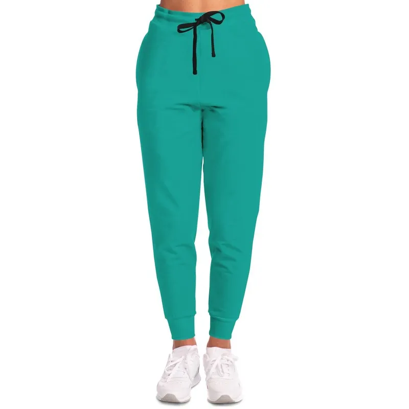 Bright Blue Cool Green Joggers | Unisex | with PLUS sizes | Bright Pure Blue Cool Green | C100M0Y50K0