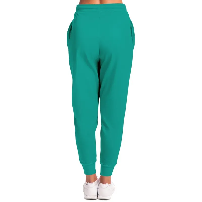 Bright Blue Cool Green Joggers | Unisex | with PLUS sizes | Bright Pure Blue Cool Green | C100M0Y50K0