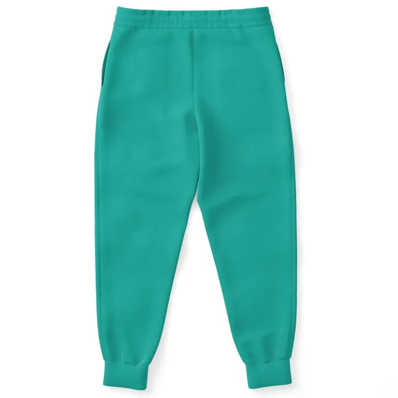 Bright Blue Cool Green Joggers | Unisex | with PLUS sizes | Bright Pure Blue Cool Green | C100M0Y50K0