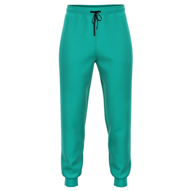 Bright Blue Cool Green Joggers | Unisex | with PLUS sizes | Bright Pure Blue Cool Green | C100M0Y50K0