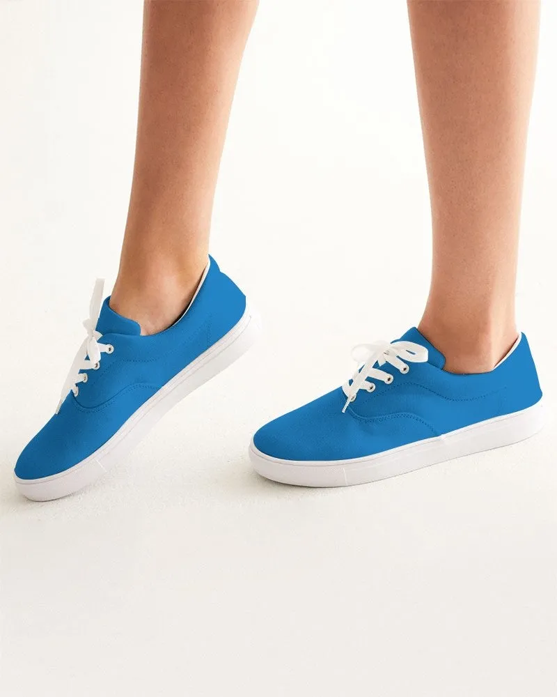 Bright Blue Women's Canvas Sneakers | Women's | Bright Pure Blue | C100M50Y0K0