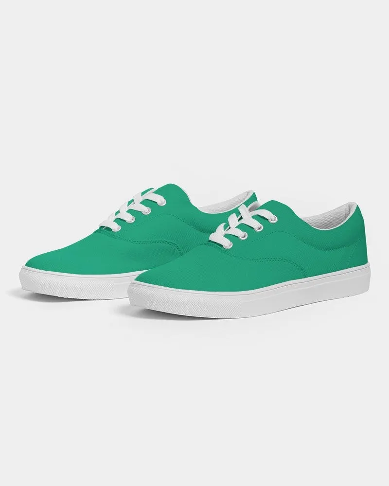 Bright Cool Green Women's Canvas Sneakers | Women's | Bright Pure Cool Green | C100M0Y75K0