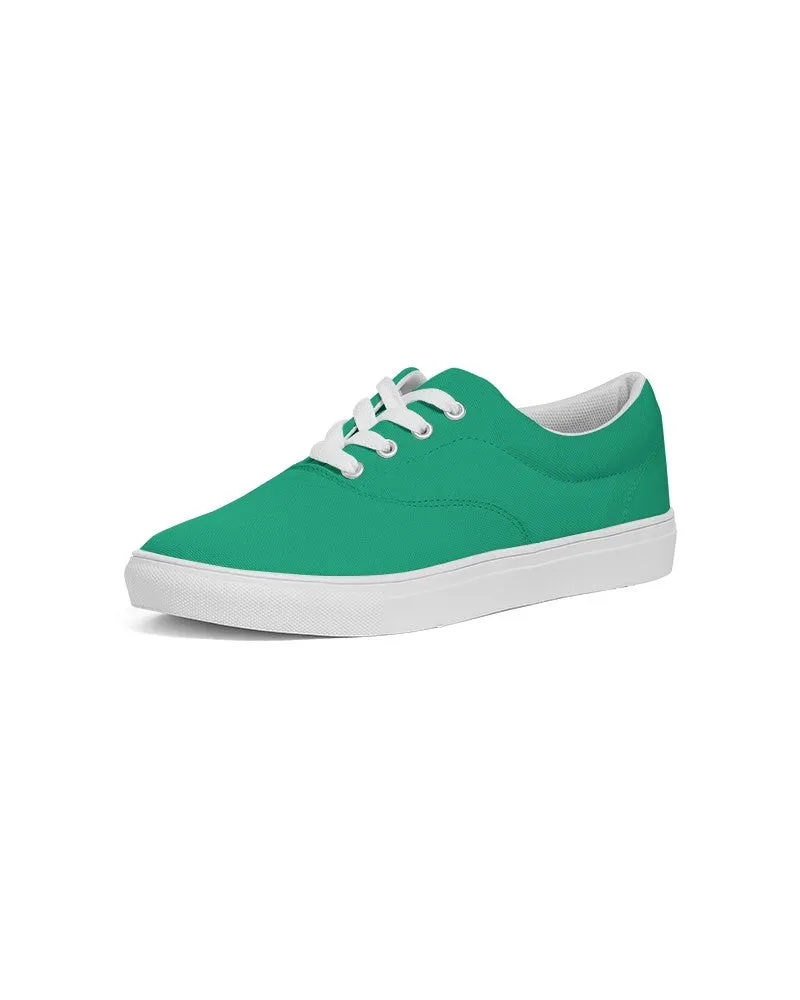 Bright Cool Green Women's Canvas Sneakers | Women's | Bright Pure Cool Green | C100M0Y75K0