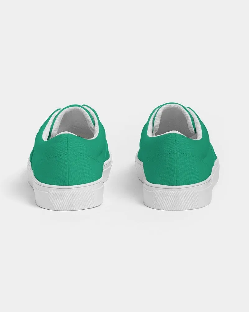 Bright Cool Green Women's Canvas Sneakers | Women's | Bright Pure Cool Green | C100M0Y75K0