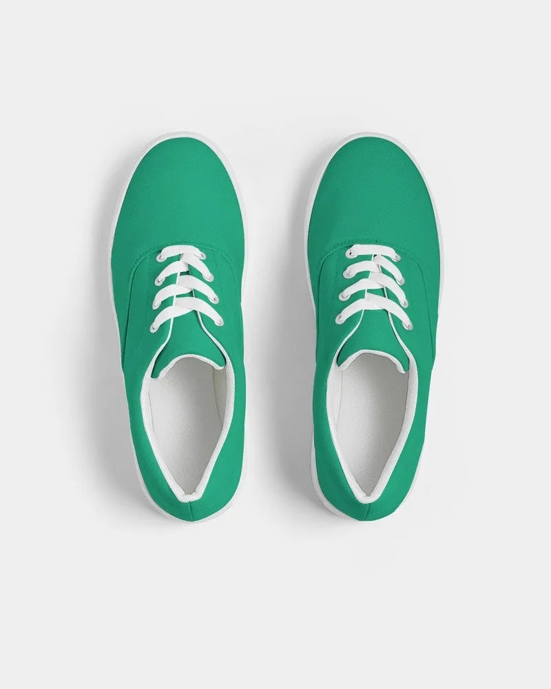 Bright Cool Green Women's Canvas Sneakers | Women's | Bright Pure Cool Green | C100M0Y75K0