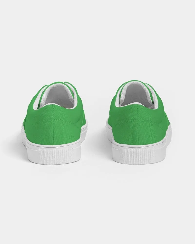 Bright Green Men's Canvas Sneakers | Men's | Bright Pure Green | C75M0Y100K0