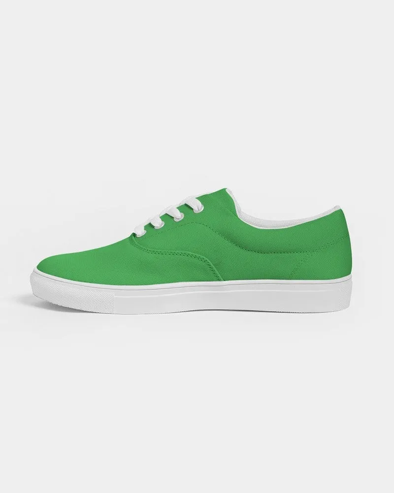 Bright Green Men's Canvas Sneakers | Men's | Bright Pure Green | C75M0Y100K0