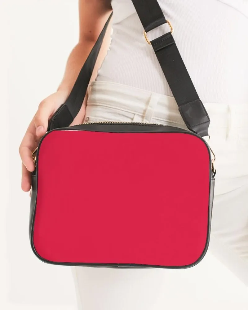 Bright Pink Red Crossbody Bag | Bright Pure Pink Red | C0M100Y75K0