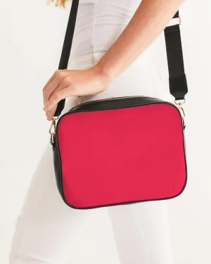 Bright Pink Red Crossbody Bag | Bright Pure Pink Red | C0M100Y75K0