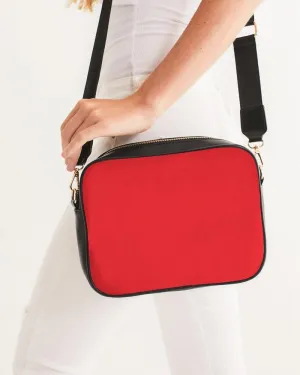 Bright Red Crossbody Bag | Bright Pure Red | C0M100Y100K0