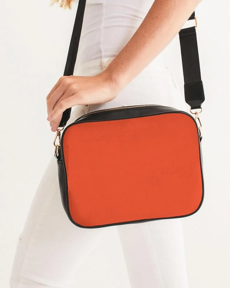 Bright Red Orange Crossbody Bag | Bright Pure Red Orange | C0M88Y100K0