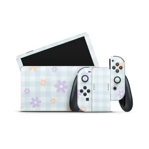 Calm Meadows Nintendo Switch OLED Skin