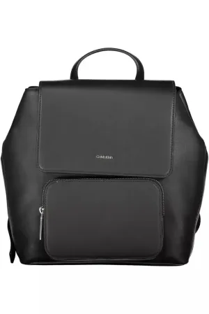 Calvin Klein Black Polyester Women Backpack