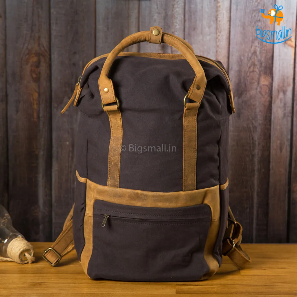 Canvas Leather Laptop Bag