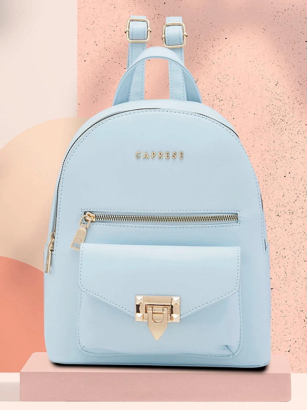 Caprese Rabina Fashion Backpack Medium Blue