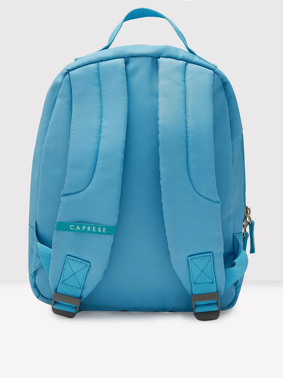 Caprese Xenia Backpack Small Light Blue Printed