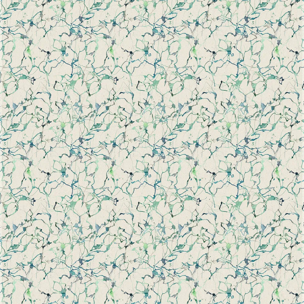 Carrara Printed Cotton Fabric (By The Metre) Ocean