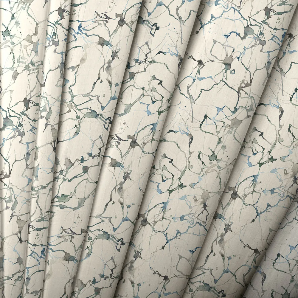 Carrara Printed Fabric (By The Metre) Frost