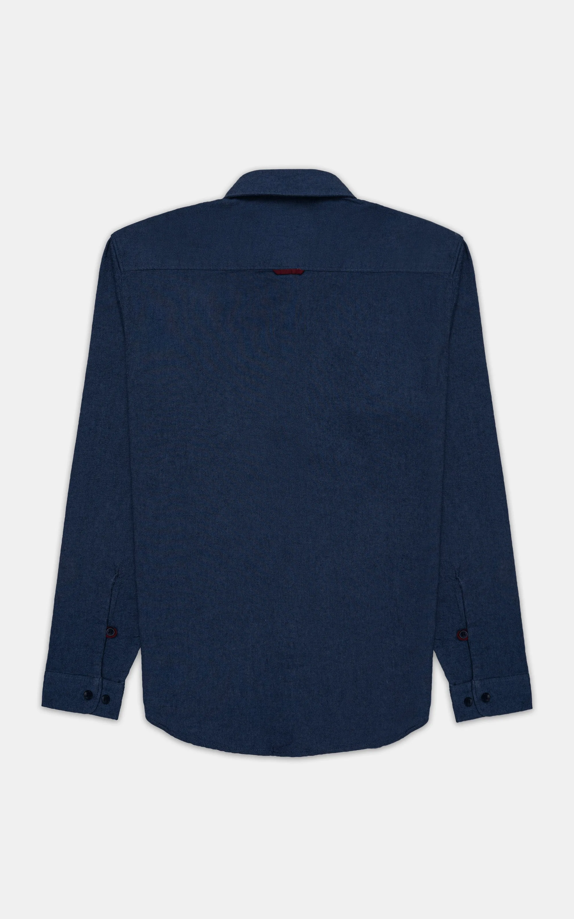 CASUAL SHIRT NAVY TEXTURED