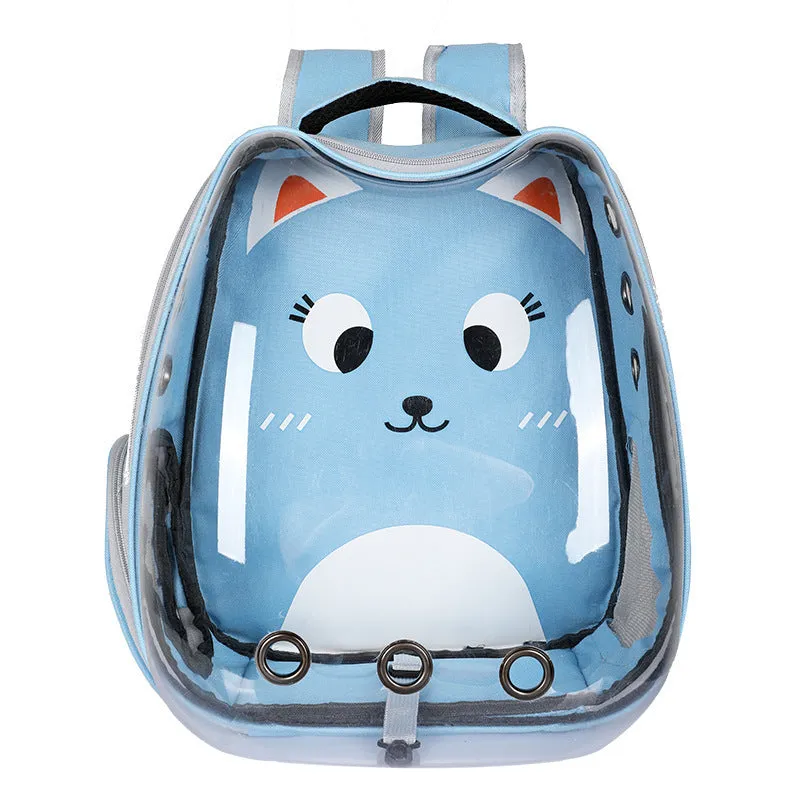 Cat Bag Transparent Outgoing  holding Cat