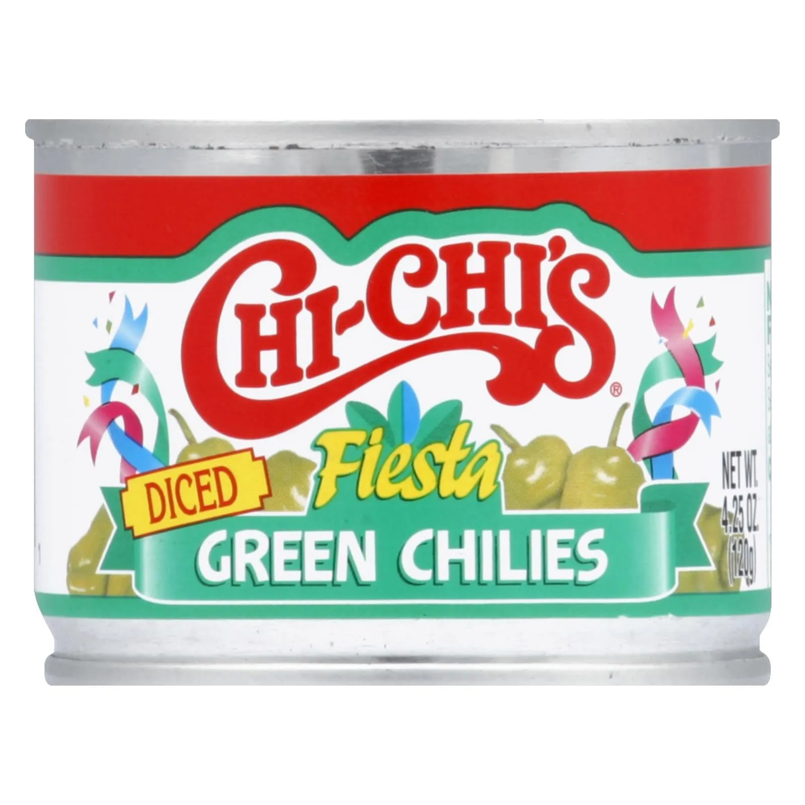 Chi Chi's Diced Green Chilis - 4 Oz. Can (Case of 12)