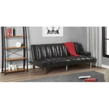 Chic Black Theater Futon