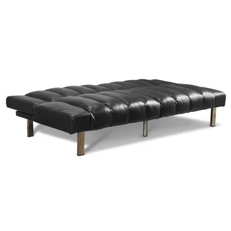 Chic Black Theater Futon