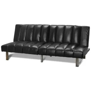 Chic Black Theater Futon