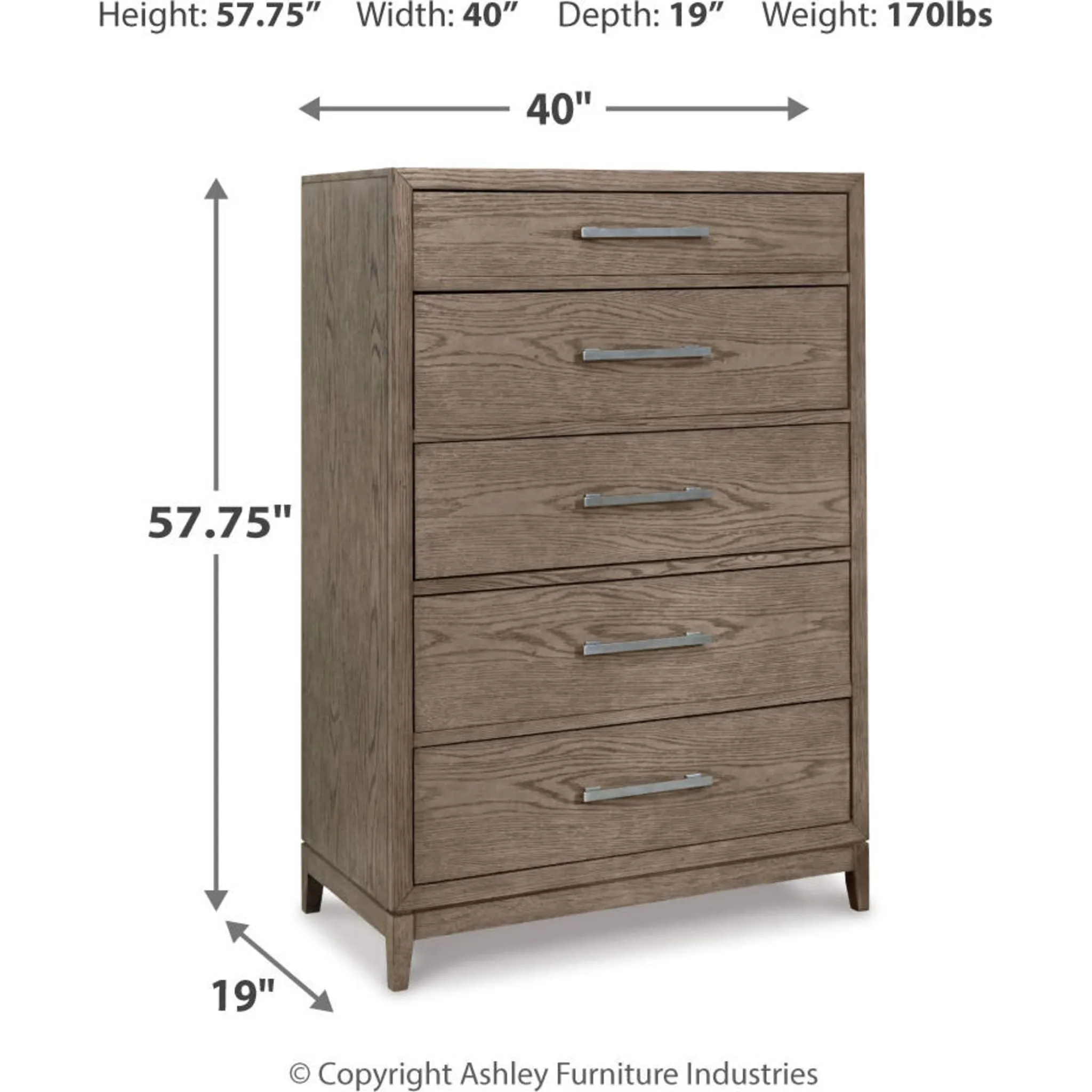 Chrestner Chest - Gray