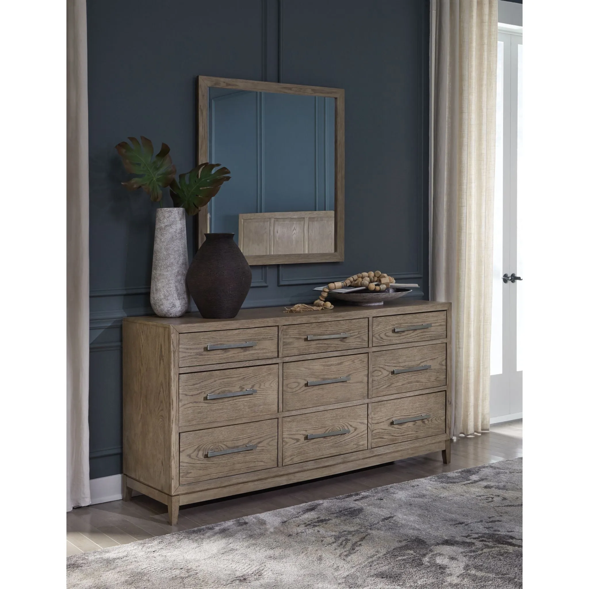 Chrestner Dresser and Mirror