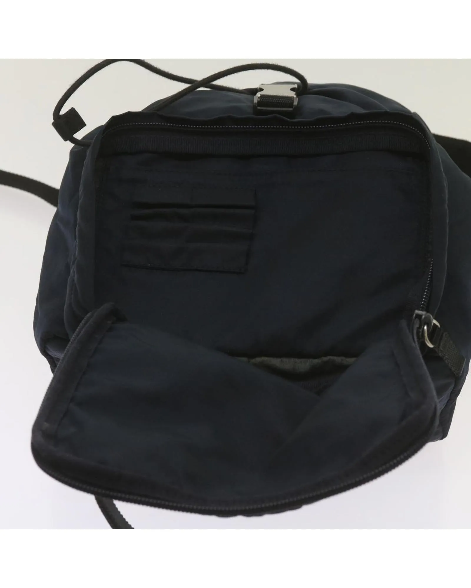 Classic Navy Nylon Backpack