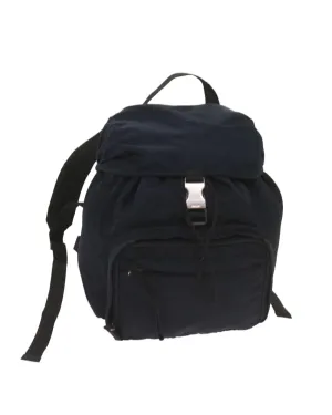 Classic Navy Nylon Backpack