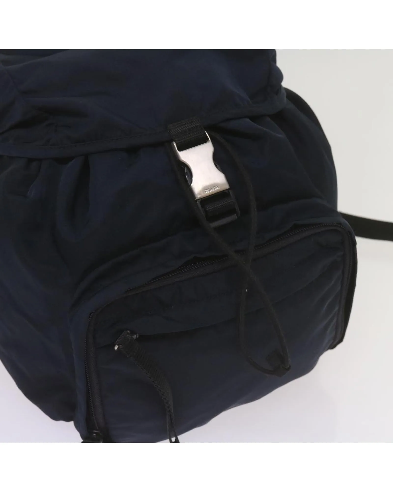 Classic Navy Nylon Backpack