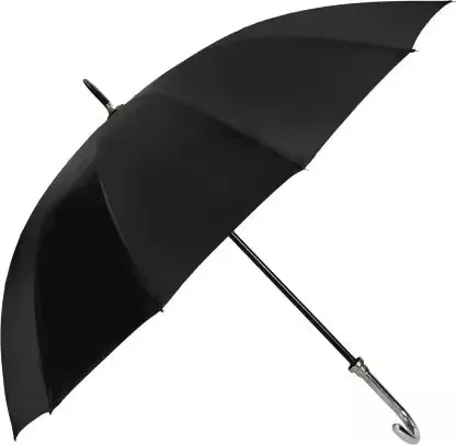 Classic Umbrella Handle Big size 12 Tar for Men,Women & Kids (Black)