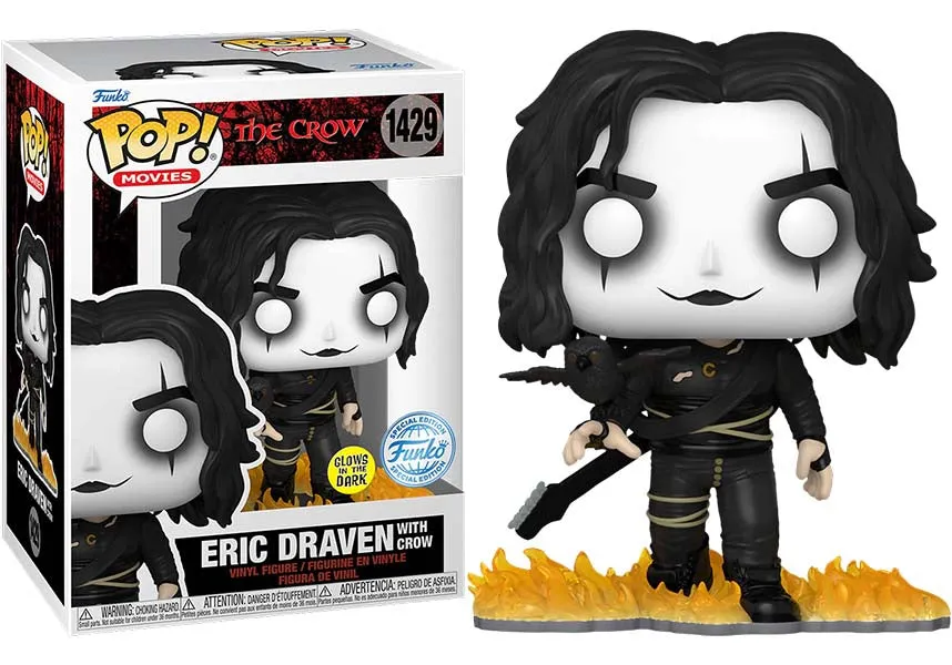 Crow: Eric Draven With Crow Glow | POP! VINYL [RS]