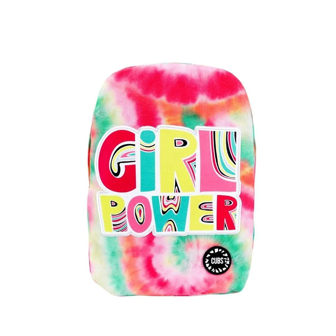 Cubs Girl Power Tie Dye Big & Basic Backpack