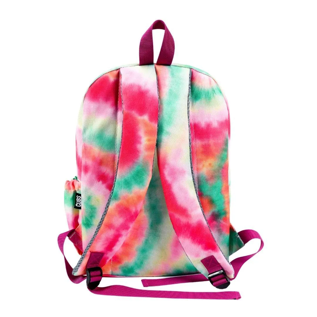 Cubs Girl Power Tie Dye Big & Basic Backpack