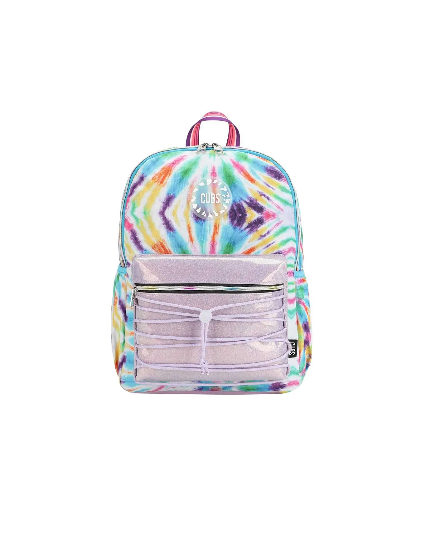 Cubs Pink And Purple Tie Dye High School Backpack