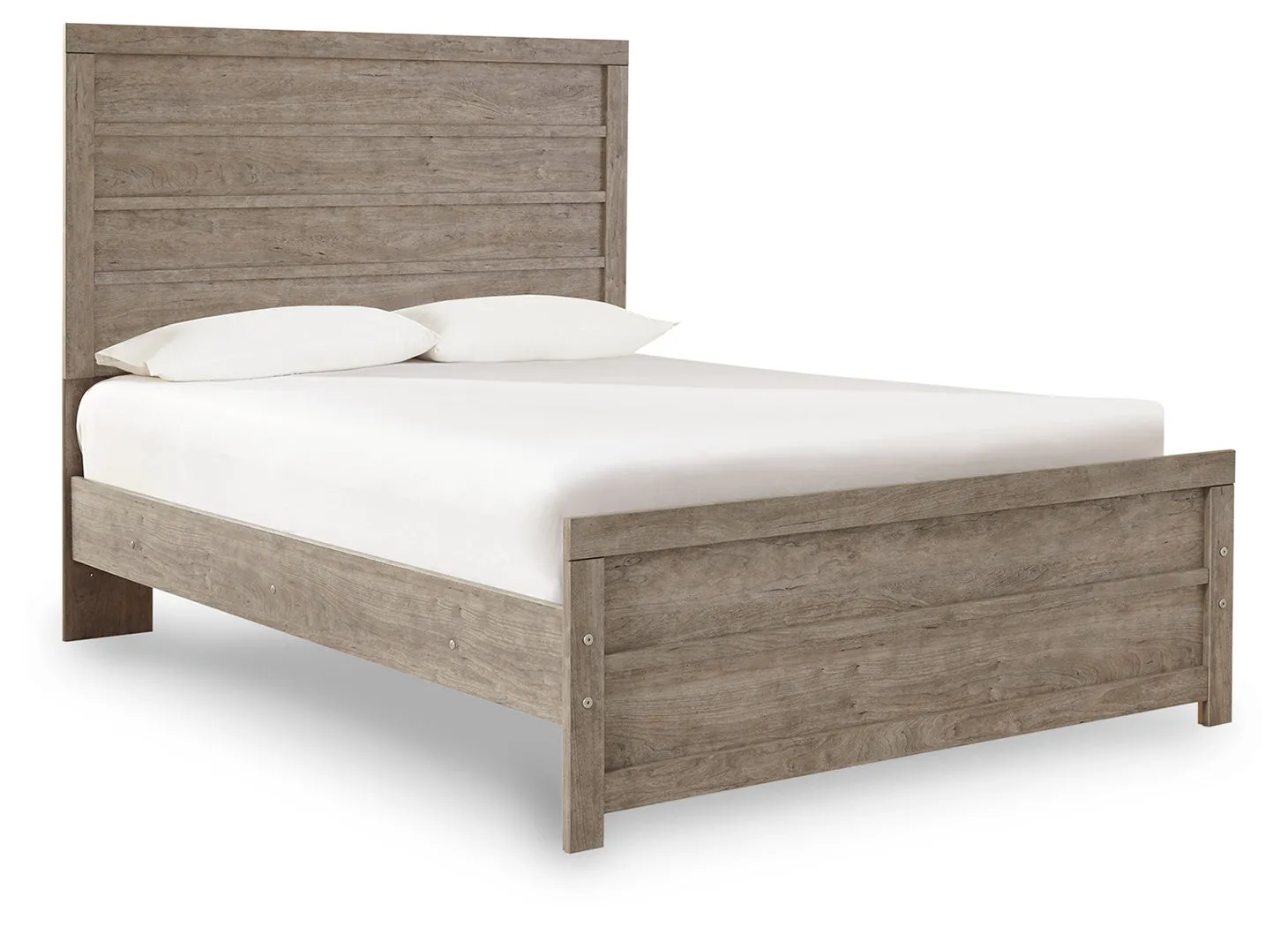 Culverbach Full Panel Bed with Nightstand in Gray