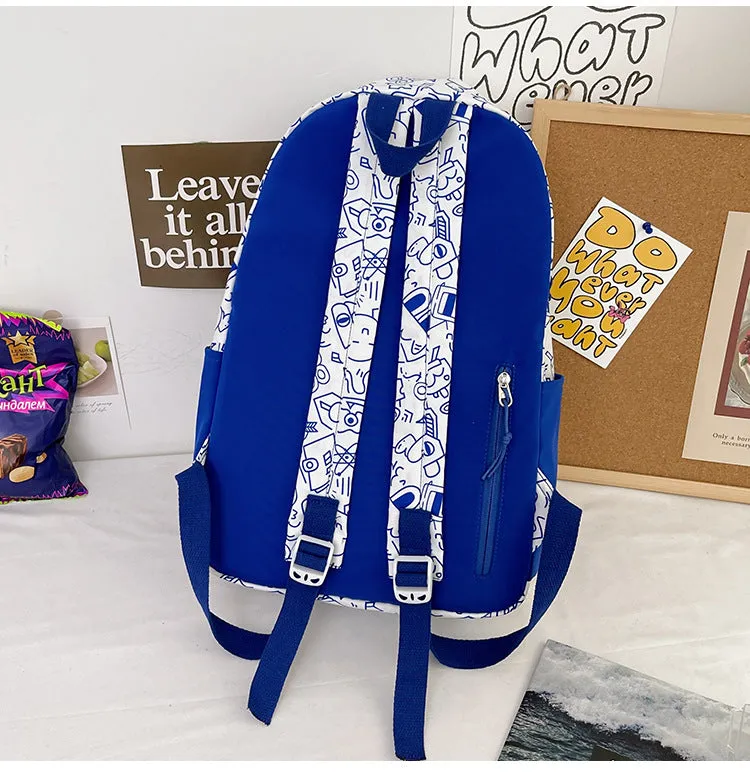 Cute Graffiti Print Backpack