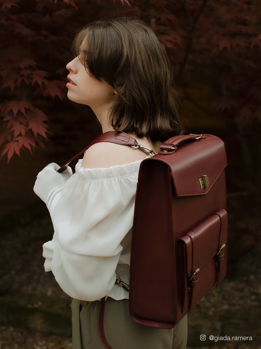 Daisy Vintage Laptop Backpack