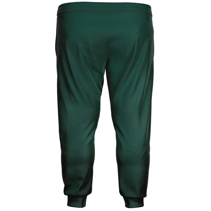 Dark Blue Cool Green Joggers | Unisex | with PLUS sizes | Dark Pure Blue Cool Green | C100M0Y50K80