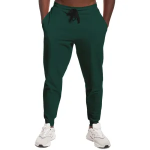 Dark Blue Cool Green Joggers | Unisex | with PLUS sizes | Dark Pure Blue Cool Green | C100M0Y50K80