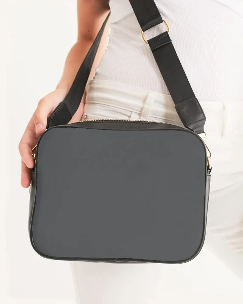 Dark Gray Crossbody Bag | Dark Pale Gray | C0M0Y0K80