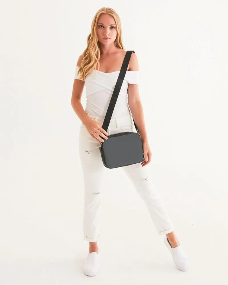 Dark Gray Crossbody Bag | Dark Pale Gray | C0M0Y0K80