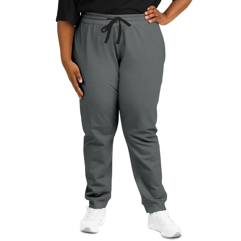 Dark Gray Joggers | Unisex | with PLUS sizes | Dark Pale Gray | C0M0Y0K80