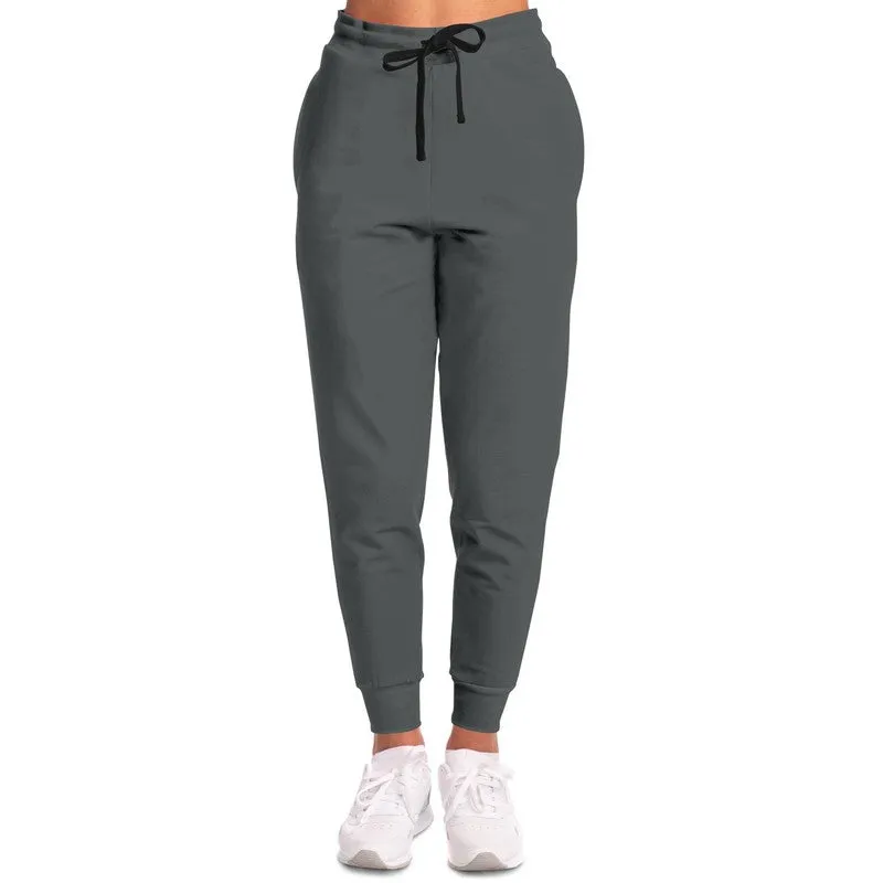 Dark Gray Joggers | Unisex | with PLUS sizes | Dark Pale Gray | C0M0Y0K80